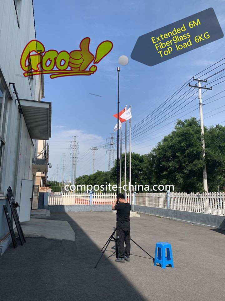 6M-Fiberglass Pole