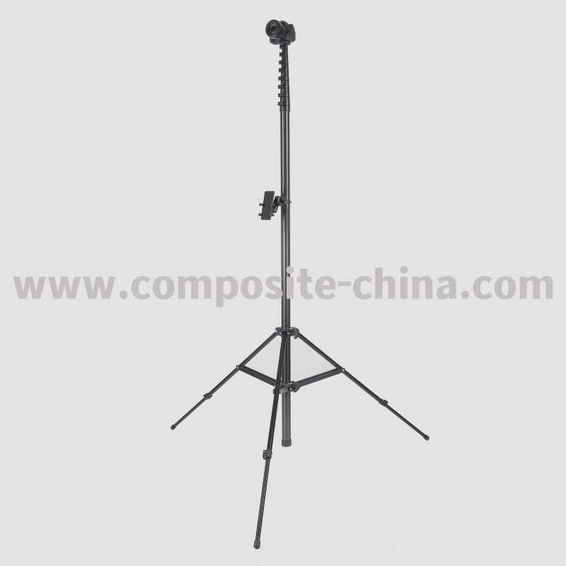 Koltrefjasjónauka myndavélastöng